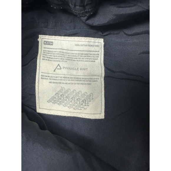 Kith Pinnacle 400 French Terry Black Sweatpants Mens Size Large Cotton - Picture 3 of 5